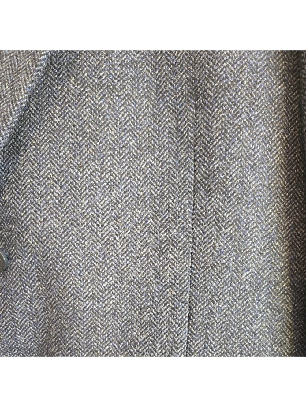 Brooks Brothers Blazer Madison Navy Blue Lambswool Cashmere Sz 46R tweed(?)